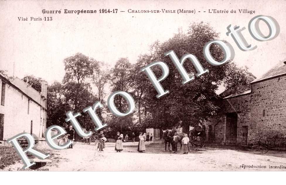 Chalons-sur-Vesle, l'Entree du Village