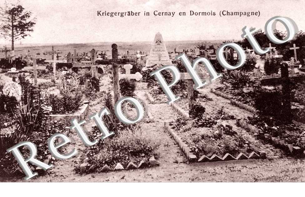 Cernay-en-Dormois, Kriegergraber in Cernay en Dormois