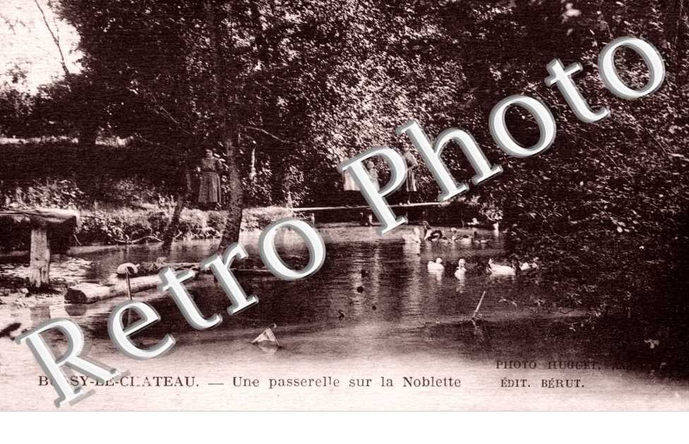 Une passerelle sur la Noblette
