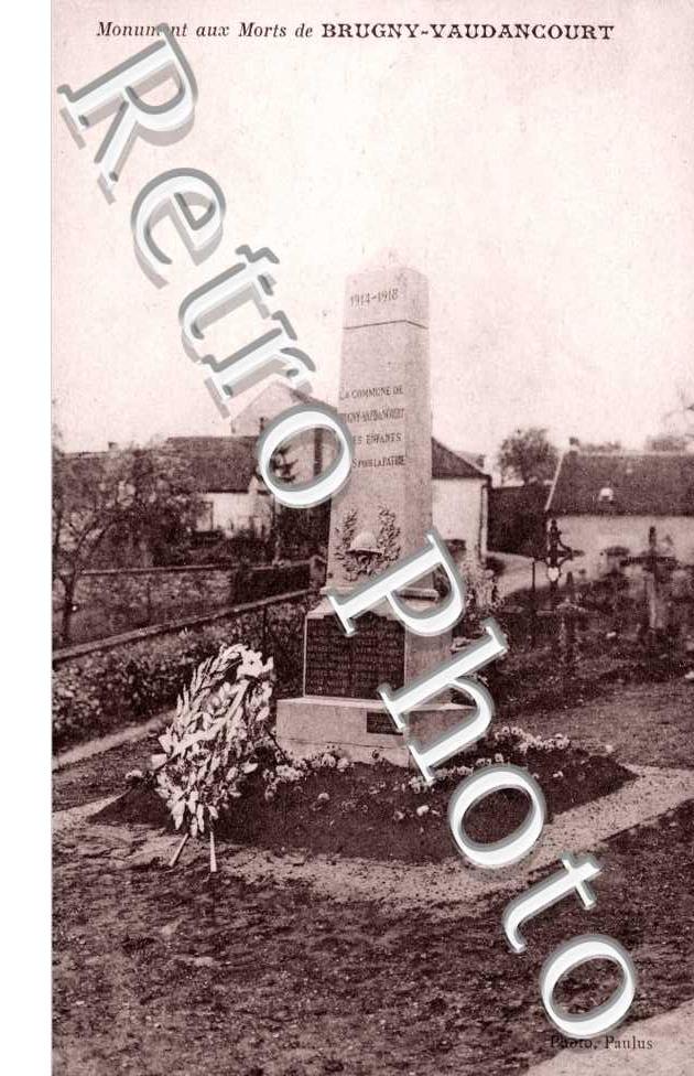 Brugny-Vaudancourt, Monument aux Morts de Brugny-Vaudancourt