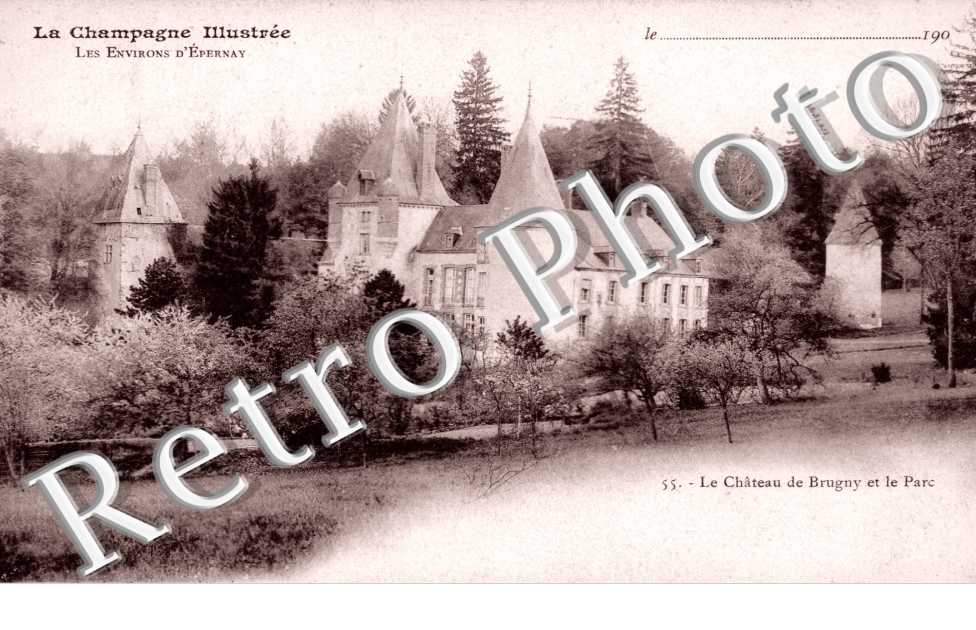 Brugny-Vaudancourt, le Chateau de Brugny et le Parc
