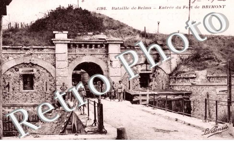 bataille de Reims, entree du fort de Brimont