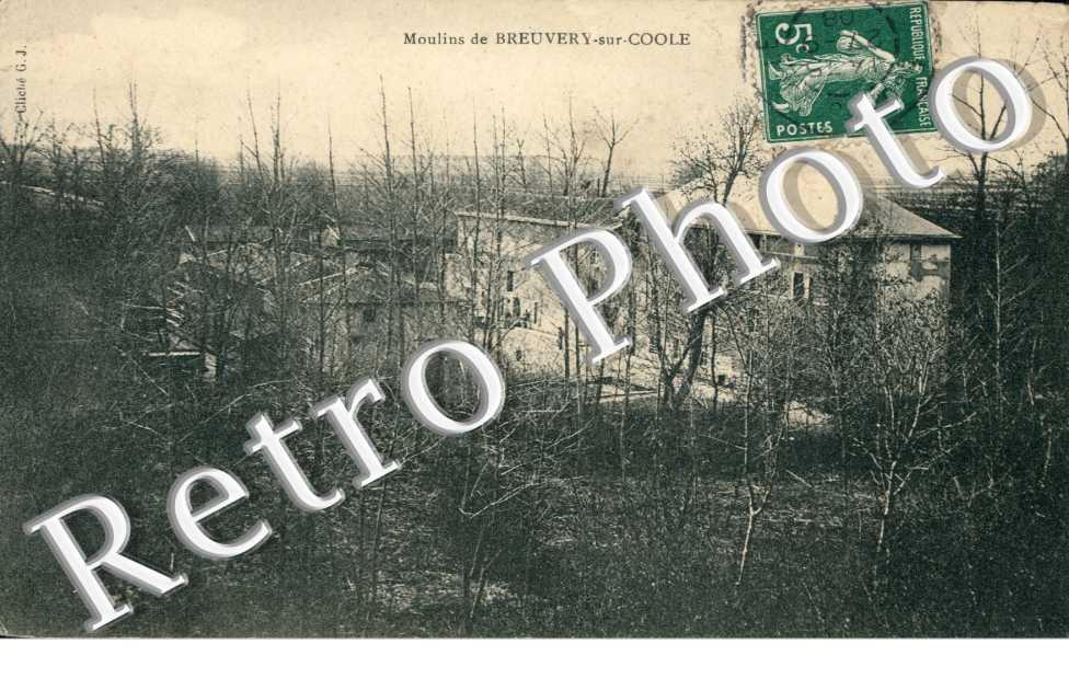 Breuvery-sur-Coole, Moulins de Breuvery-sur-Coole