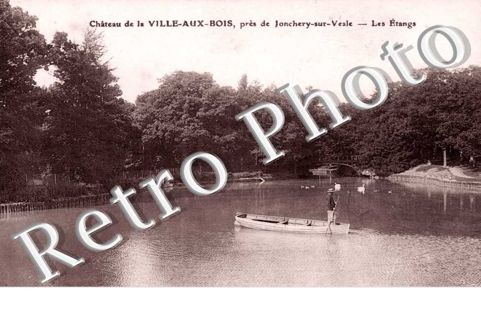 CHATEAU DE LA VILLE AUX BOIS  Les etangs