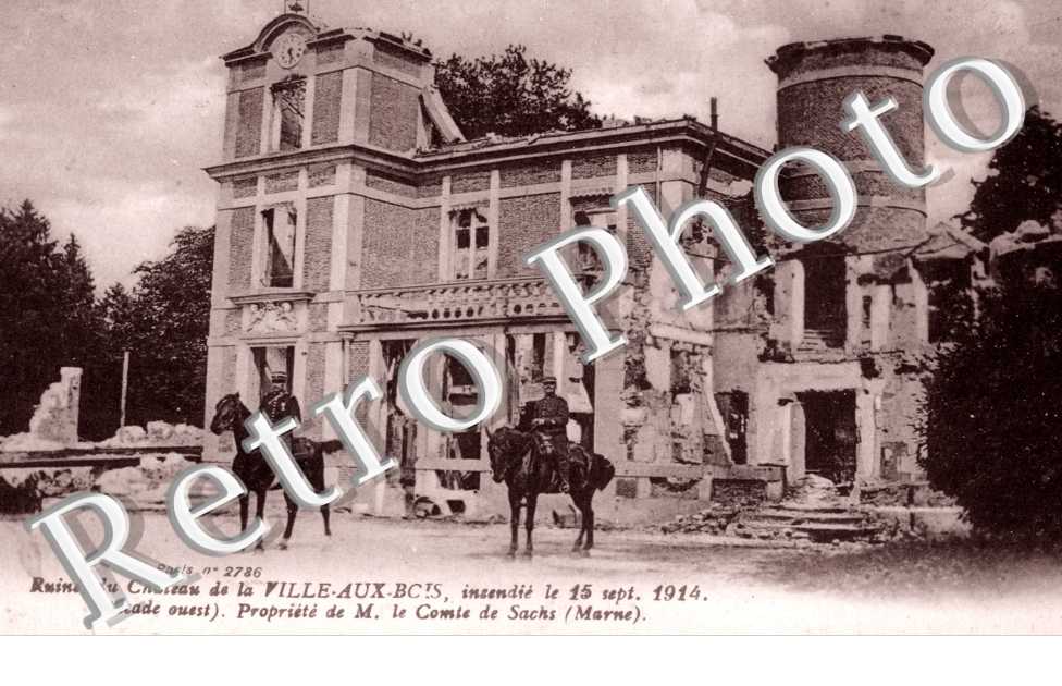 Ruines du Chateau de la Ville-aux-Bois, Propriete de Monsieur le Comte de Sachs