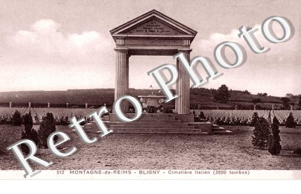 Montagne-de-Reims, Bligny, Cimetiere Italien