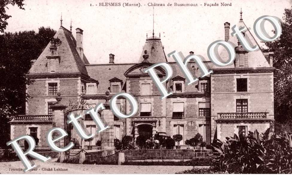 Chateau de Bussemont, Facade Nord