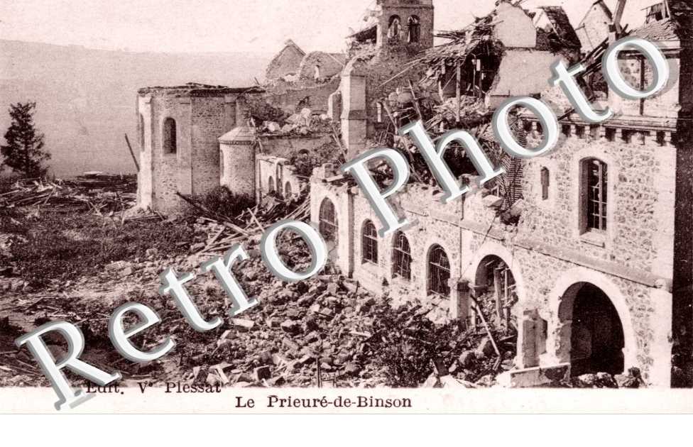 Binson-et-Orquigny, Guerre 1918- Bataille de la Marne, le Prieure de Binson