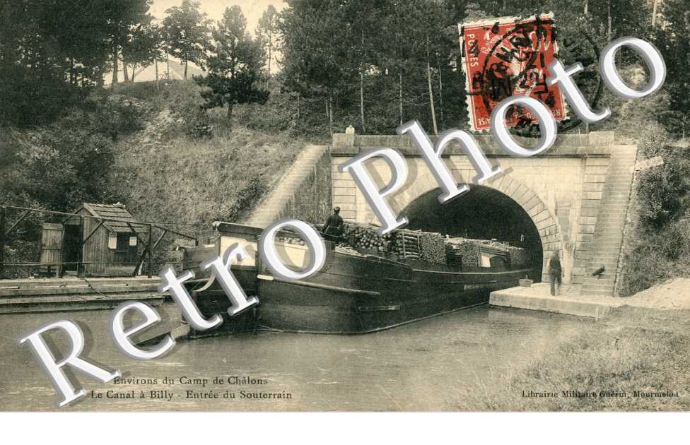 Billy-le-Grand, le Canal a Billy, Entree du Souterrain