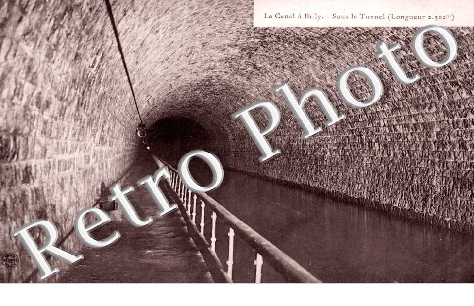 Billy-le-Grand, le Canal a Billy, Sous le Tunnel