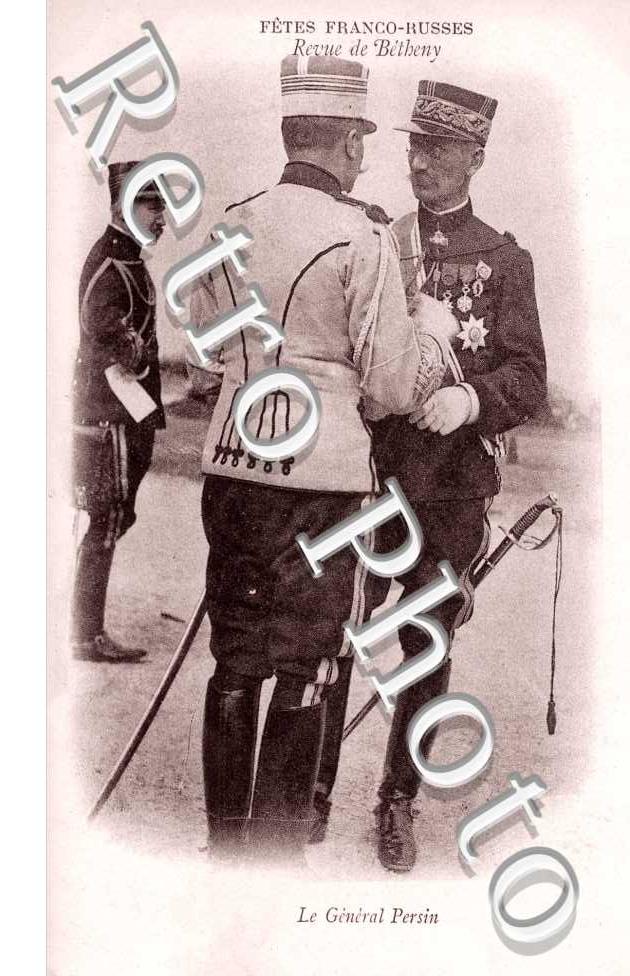 Fetes Franco-Russes, le General Persin