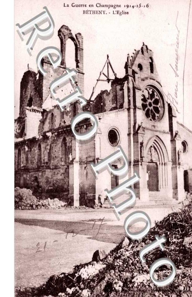 la Guerre en Champagne, l'Eglise