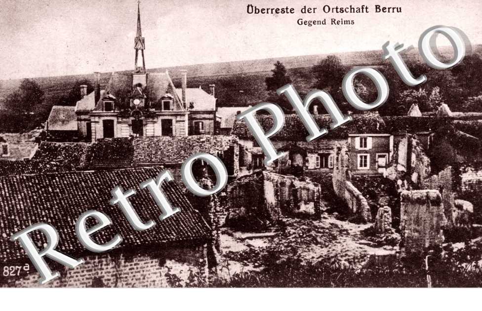 Uberreste der Orstchaft Berru