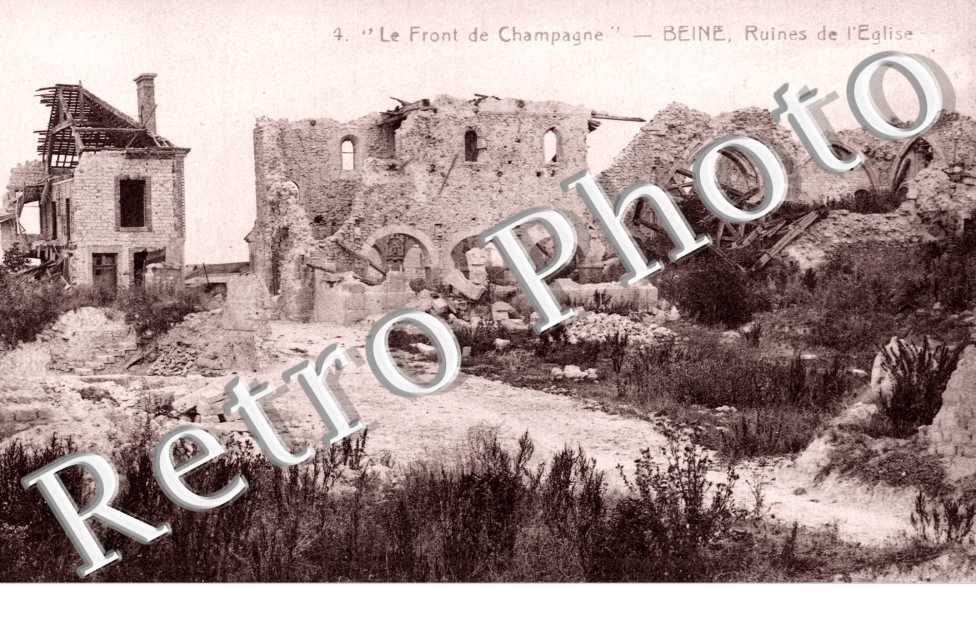 le Front de Champagne, Ruines de l'Eglise