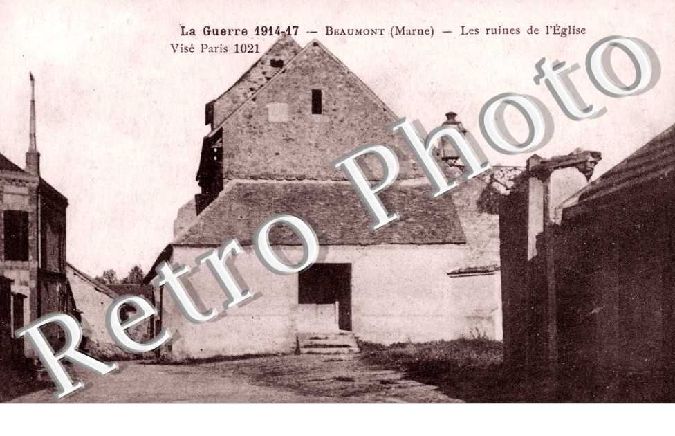 les ruines de l'Eglise
