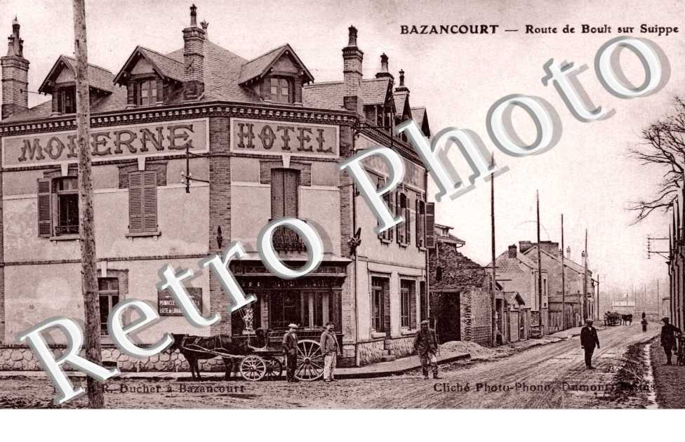 route de Boult sur Suippe (Hotel Moderne)
