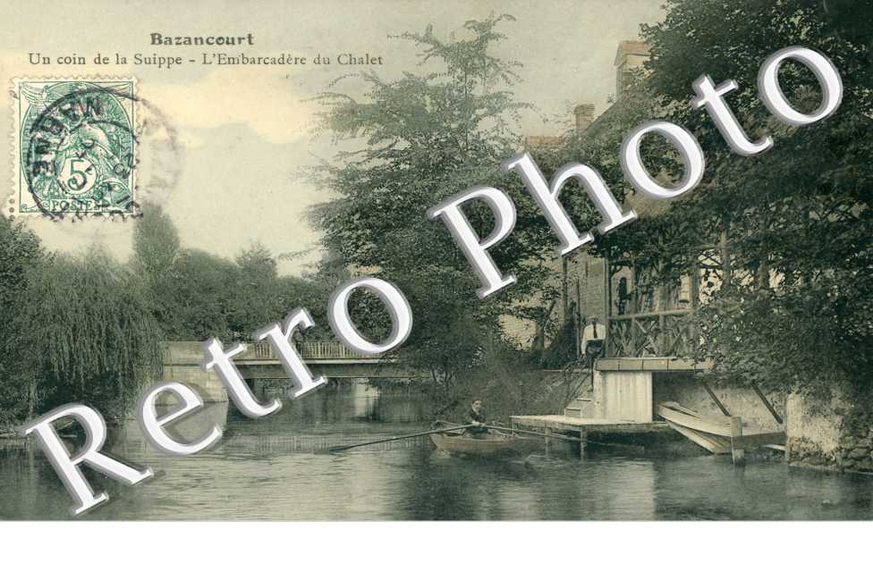 Un Coin de la Suippe, l'Embarcadere du Chalet
