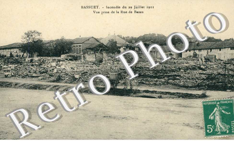 Incendie du 29 juillet 1911, Rue de Bassu