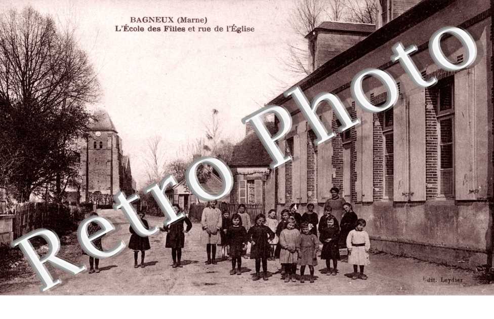 l'ecole des filles et rue de l'eglise