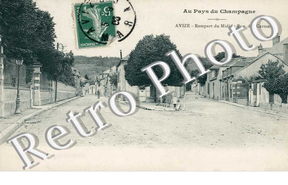 Rempart du Midi et Rue des Carmes