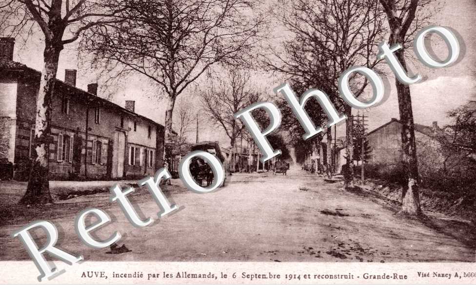 Ruines de Maisons incendiees par les Allemands, le 6 septembre 1914, Grande Rue