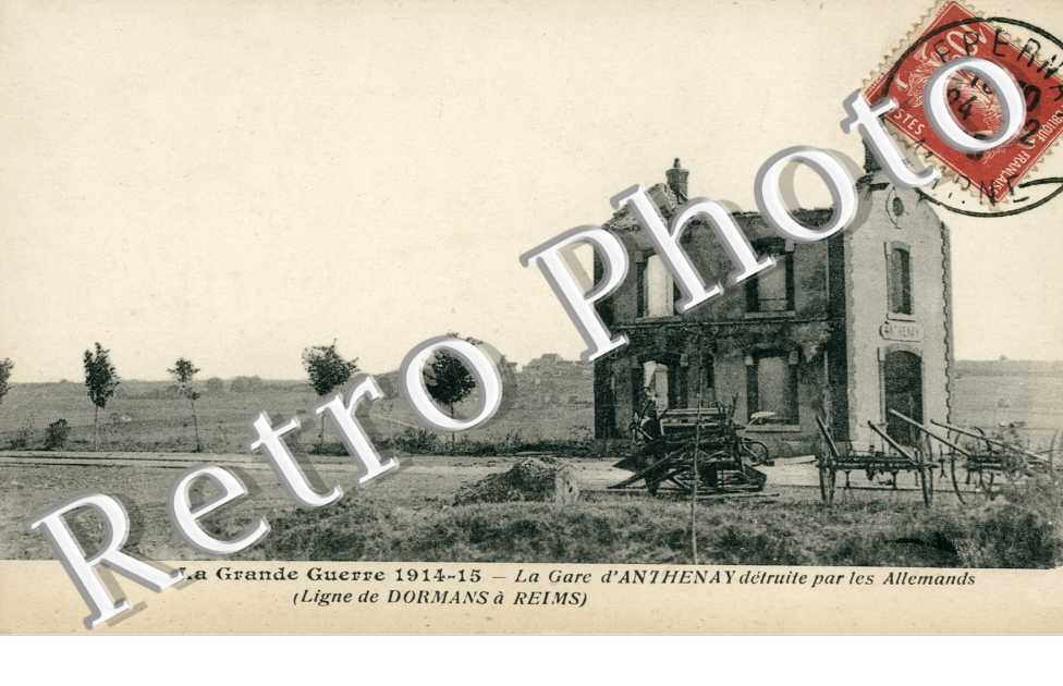 La Gare detruite par les allemands