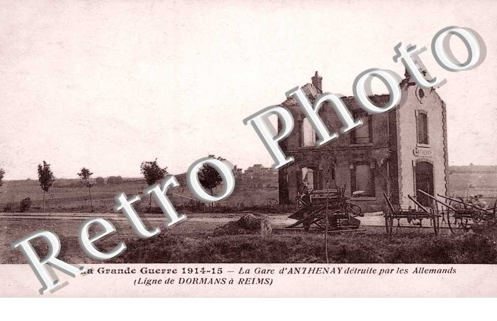 Gare detruite par les Allemands