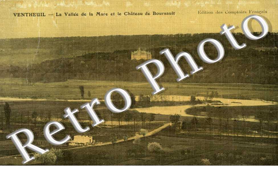 la vallee de la mare et le chateau de Boursault 