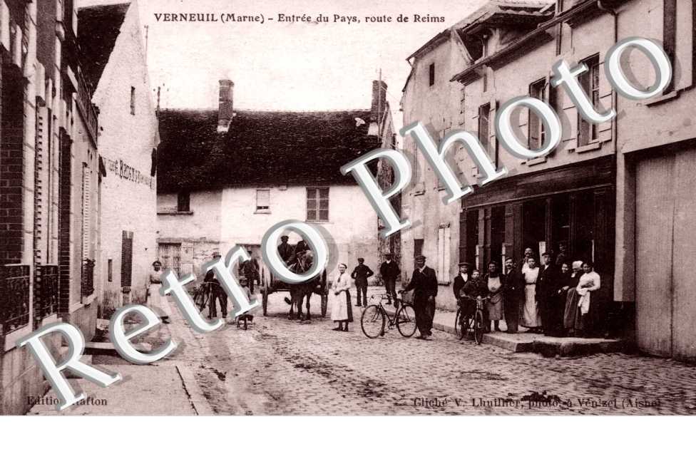 entree du pays, route de Reims