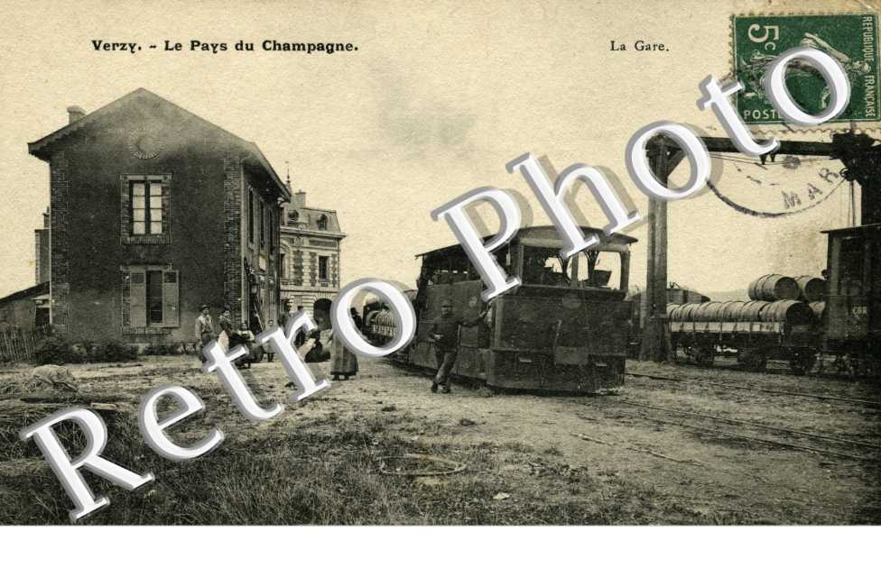 le pays du Champagne La gare