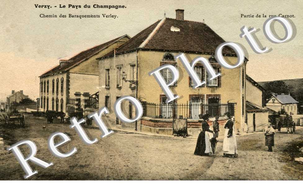 Partie de la rue Carnot - Chemin des Baraquements Verley