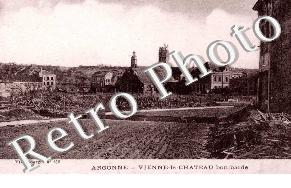 vue partielle apres le Bombardement