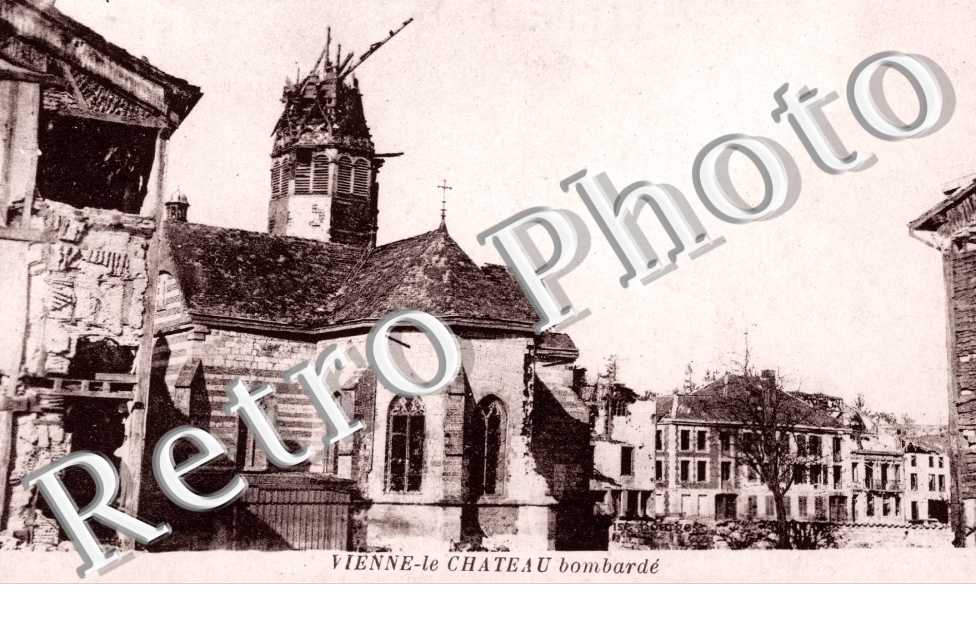 l'eglise apres le bombardement