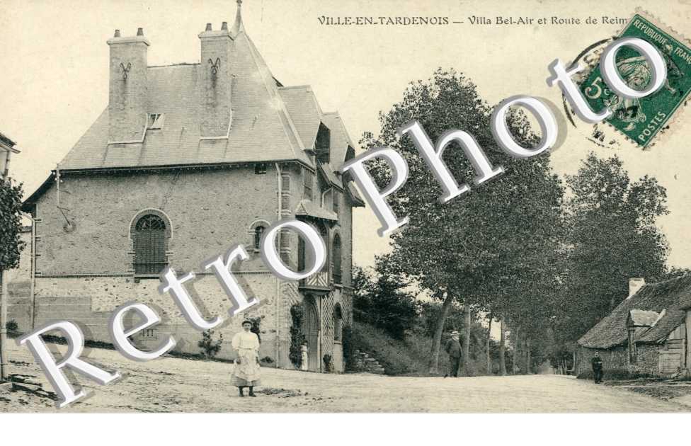 Villa Bel Air et Route de Reim