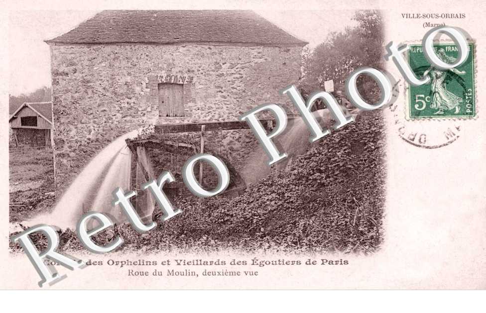 Colonie des orphelins et vieillards des egoutiers de Paris Roue du moulin, deuxieme vue