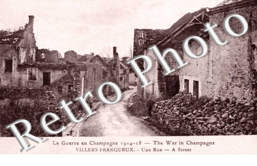 La guerre en Champagne 1914-18  Une rue