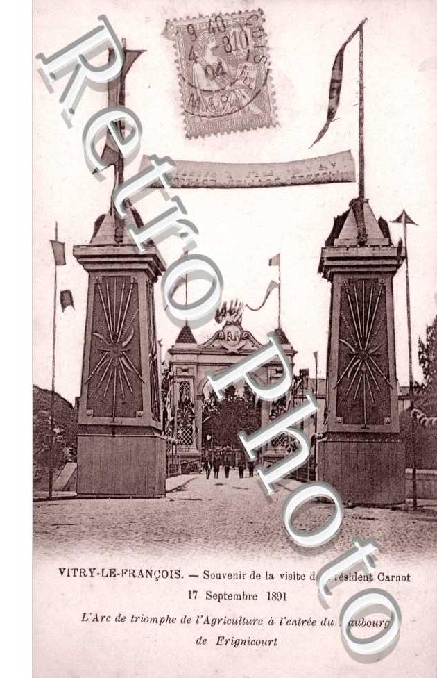 Souvenir de la visite du president Carnot 17 septembre 1891