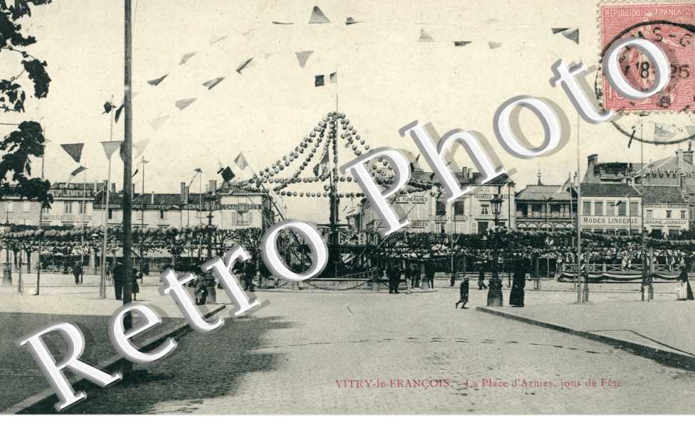place d'Armes un jour de fete