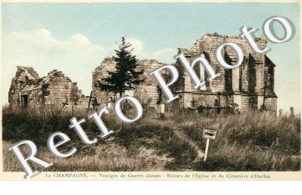 Ruines de l'Eglise et du Cimetière d'Hurlus 