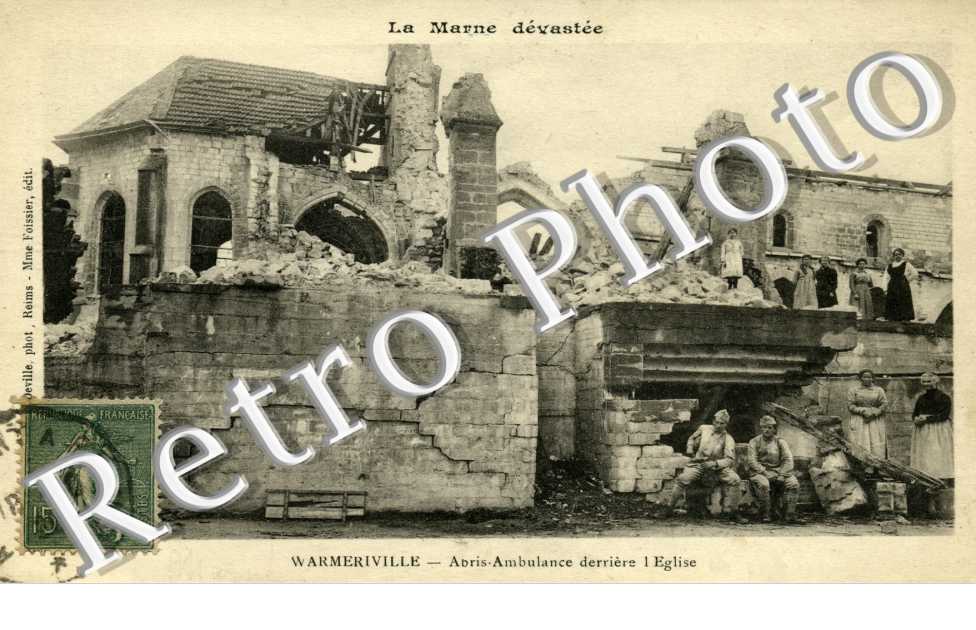 abris-ambulance derriere l'eglise