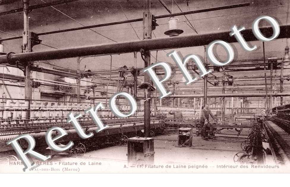 Filature de laine  Harmel Interieur des Renvideurs