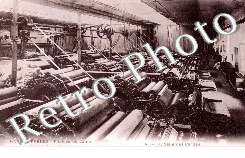 Harmel Freres, Filature de Laine, Salle des Cardes