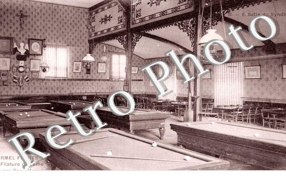 Harmel Freres, Filature de Laine, Salle du Syndicat