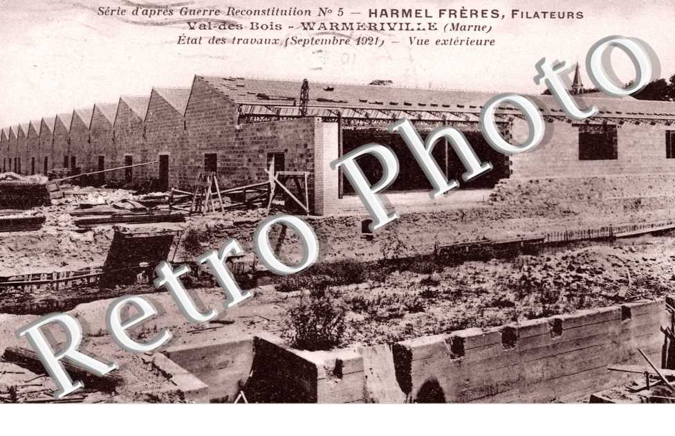Val des Bois Harmel Freres - Filature de Laine - septembre 1921