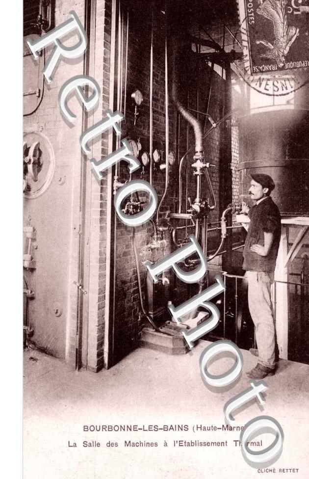 la salle des Machines a l'Etablissement Thermal