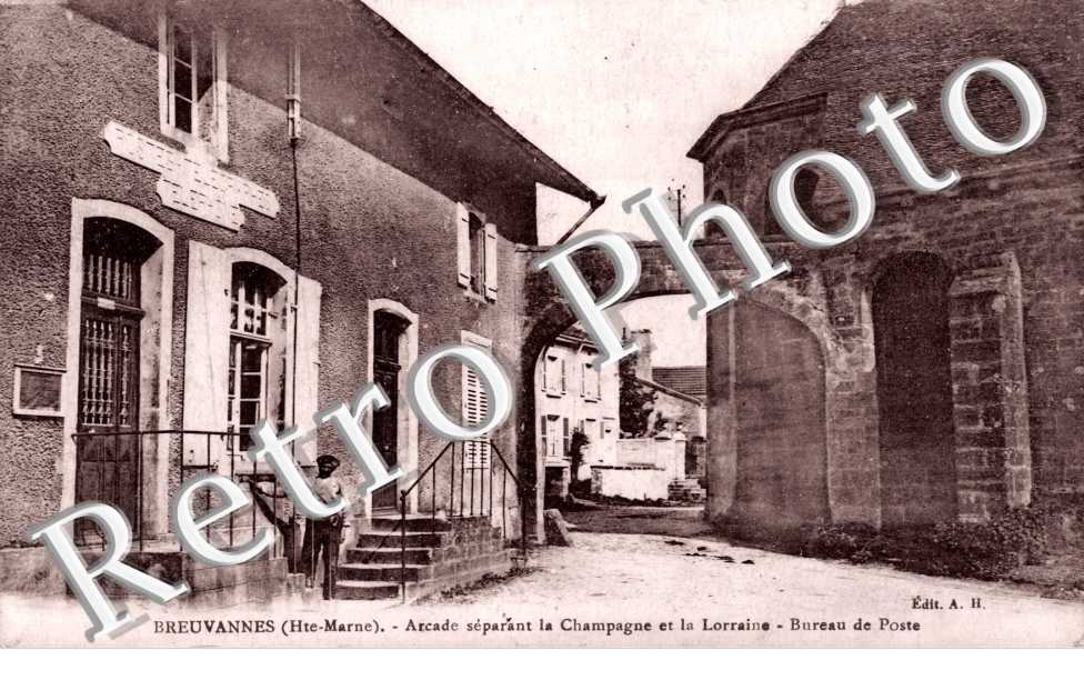 arcade separant la Champagne et la Lorraine, bureau de poste