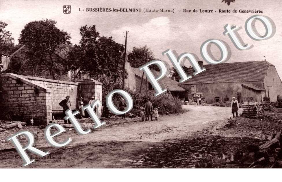 rue de Loutre, route de Genevrieres