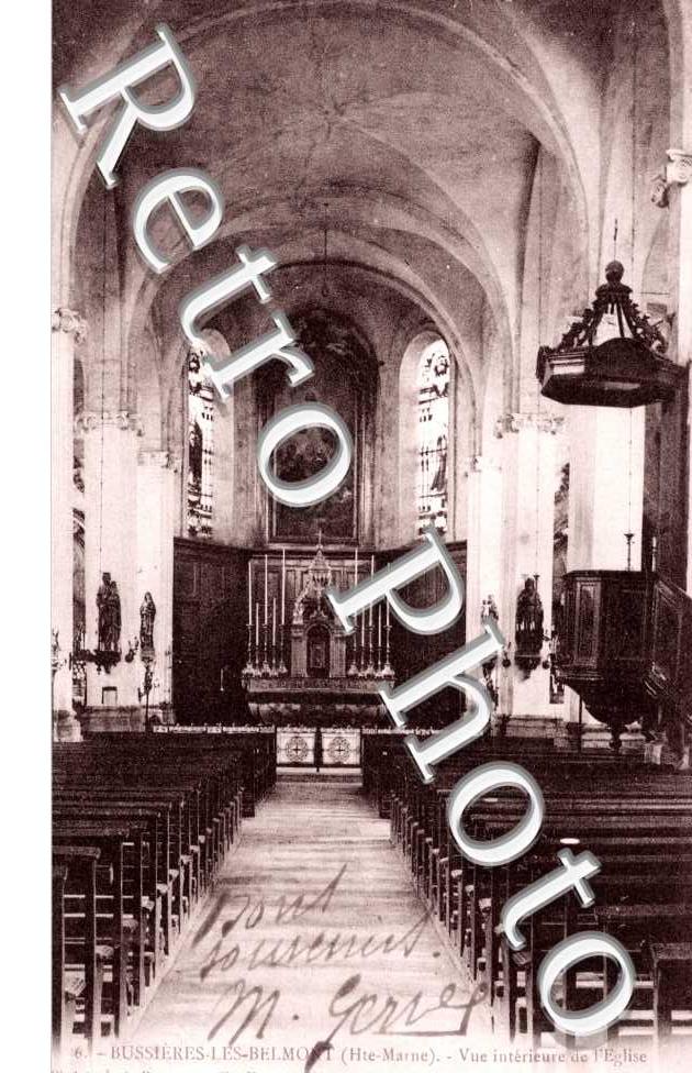 Vue interieur de l'eglise