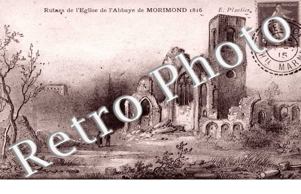ruines de l' eglise de l' abbaye de Morimond, 1816