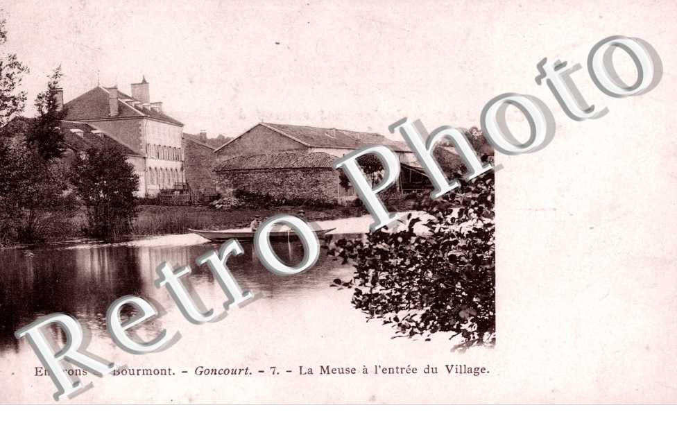 environs de Bourmont, la Meuse a l' entree du village